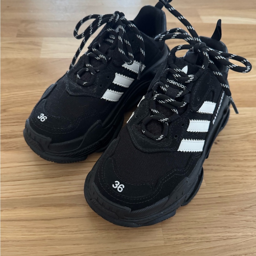 Balenciaga x Adidas Triple S Black